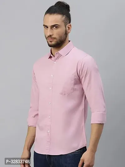 Reliable Cotton Blend Solid Casual Shirts For Men-thumb0