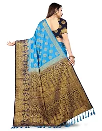 Classic Art Silk Saree With Blouse Piece-thumb1