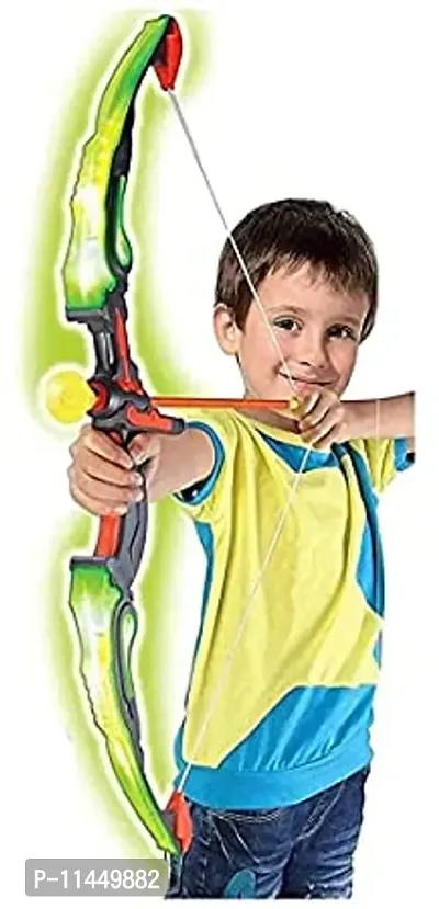 Archery Bow and Arrow Toy Set with Target Magnetic Dart Board 3 Suction Cup Arrow for Kids Target Toy for Kids Outdoor Game for Children (Bow and Arrow Toy Set)