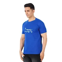 VINTAGE DREAM AND DEVICE OF LEAF Men's Cotton Regular Fit Half Sleeve Read Books Printed Casual Tshirt (Blue, Size 2XL)-thumb3