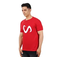 VINTAGE DREAM AND DEVICE OF LEAF Men's Cotton Regular Fit Half Sleeve S Printed Casual Tshirt (Red, Size XL)-thumb2