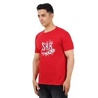 VINTAGE DREAM AND DEVICE OF LEAF Men's Cotton Regular Fit Half Sleeve SK8 Cool Printed Casual Tshirt (Red, Size S)-thumb3