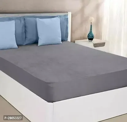 Comfortable Cotton Solid Single Bedsheet