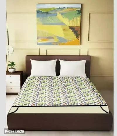 Beautiful Multicoloured Polycotton Single Bedsheet With 1 Pillow Cover