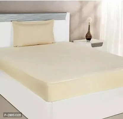 Comfortable Cotton Solid Single Bedsheet