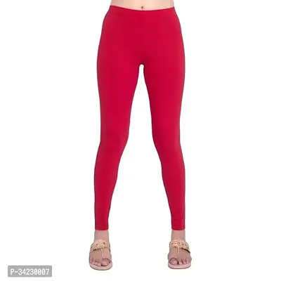 Alluring Polyester Solid Leggings For Women And Girls-thumb0