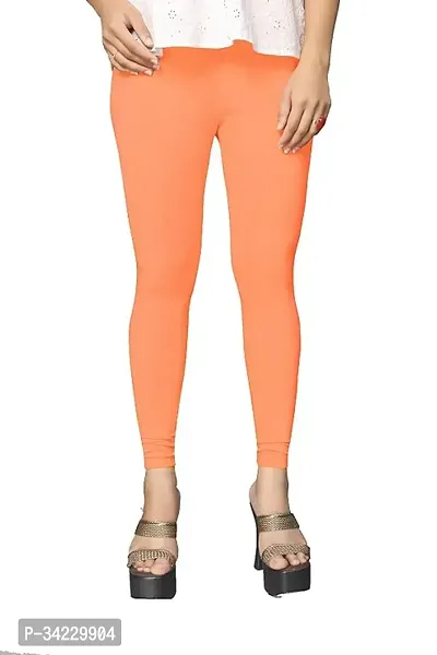 Alluring Polyester Solid Leggings For Women And Girls-thumb0