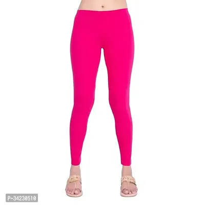 Alluring Polyester Solid Leggings For Women And Girls-thumb0