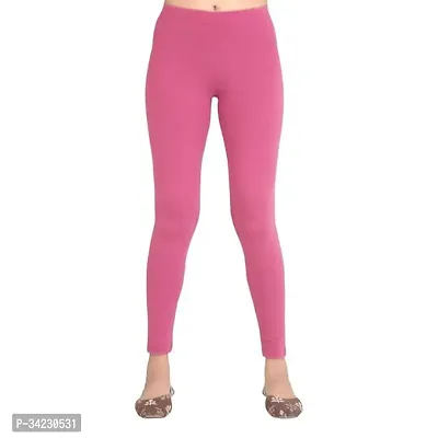 Alluring Polyester Solid Leggings For Women And Girls-thumb0