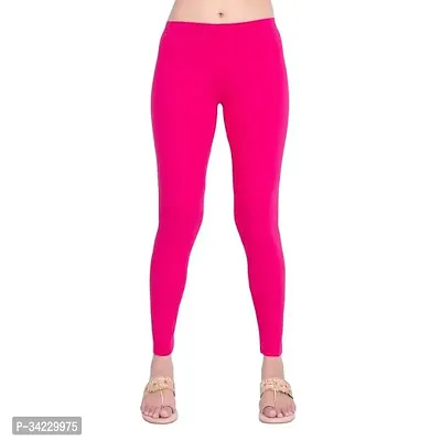 Alluring Polyester Solid Leggings For Women And Girls-thumb0