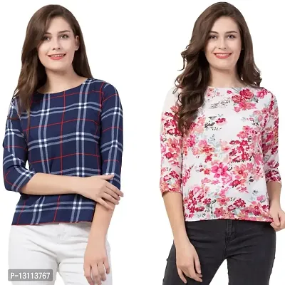 The Lion's Share Fashion Beautiful Combo of Women Top(Pack of 2)-thumb2