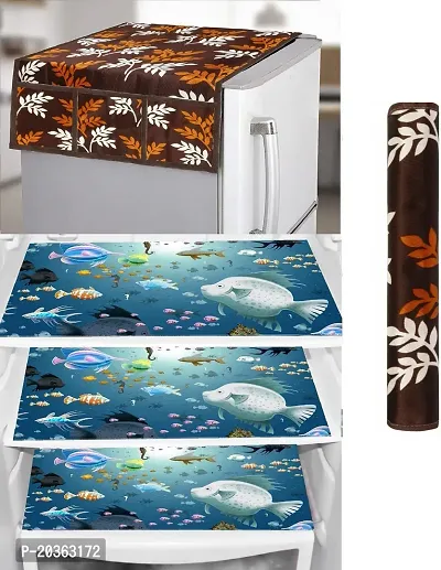 Combo of fridge top ,fridge mat