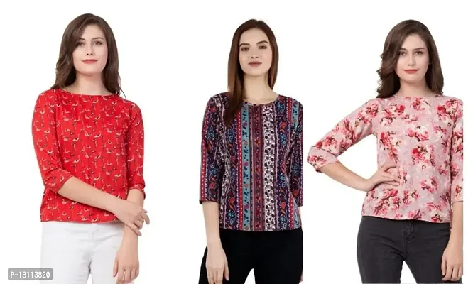 The Lion's Share Combo Pack of 3 Stylish Tops for Women and Girls.(XL) - Var-59-thumb2