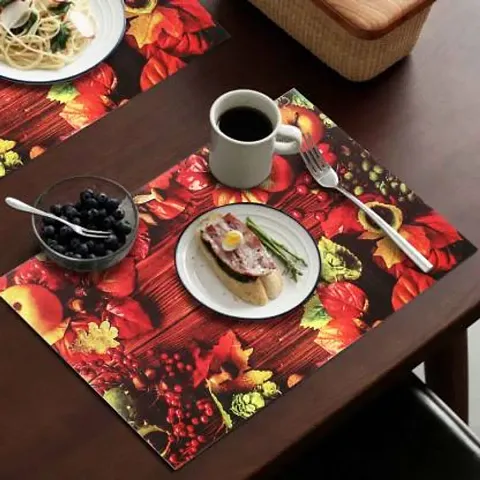 Stylish Fancy Rectangular Pack Of 6 Table Placemat vol 43