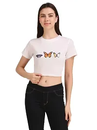 THE LION'S SHARE Official Powerpuff Girls: Saving The Day Womens and Girls Graphic Printed Cotton Crop-thumb3