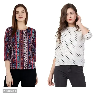 The Lion's Share Fashion Beautiful Combo of Women Top(Pack of 2) (XL) - Var-19-thumb0