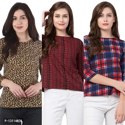 The LIONS'S Share Combo Pack of 3 Women's Regular fit Top