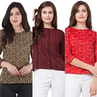 The LIONS'S Share Combo Pack of 3 Women's Regular fit Top (XXL) - Var-120-thumb1