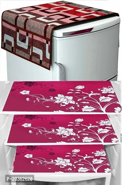 Combo of fridge top ,fridge mat