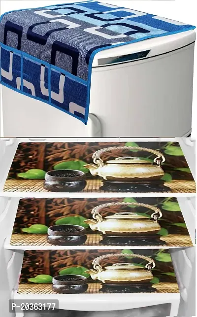 Combo of fridge top ,fridge mat