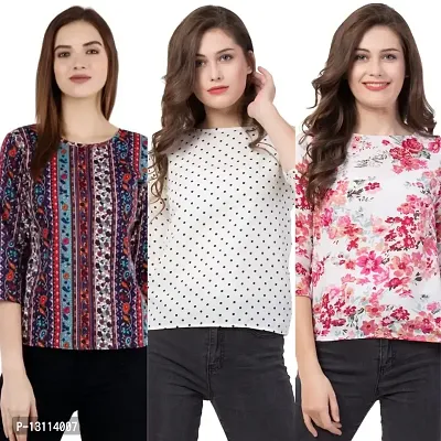 The LIONS'S Share Combo Pack of 3 Women's Regular fit Top