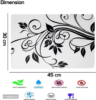 Combo of Exclusive Decorative Fridge Top Cover  Fridge Mat-thumb2