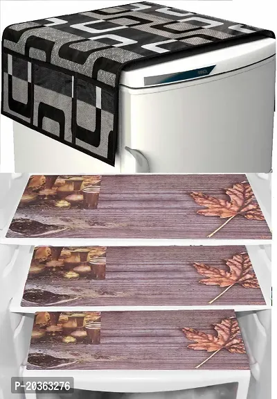 Combo of fridge top ,fridge mat