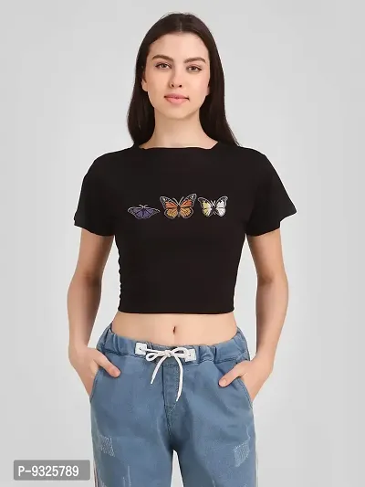 CreadCraft,Women Crop top