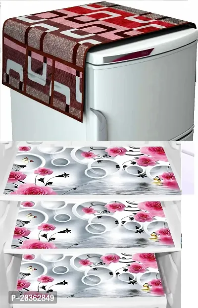 Combo of fridge top ,fridge mat