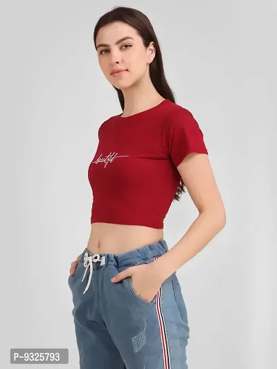 CreadCraft,Women Crop top-thumb3