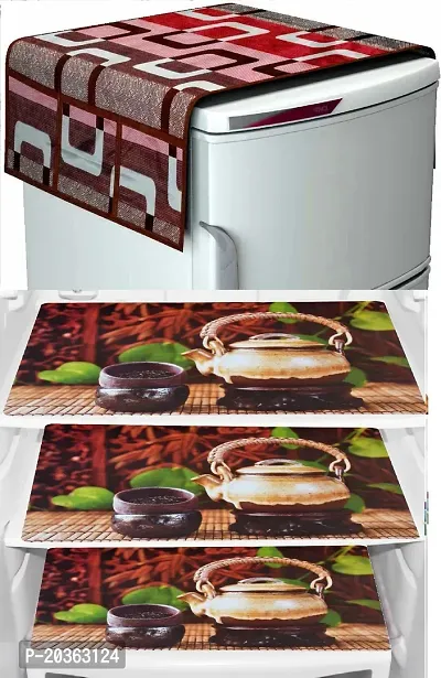 Combo of fridge top ,fridge mat