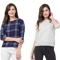 The Lion's Share Fashion Beautiful Combo of Women Top(Pack of 2) (L) - VAR-8-thumb1