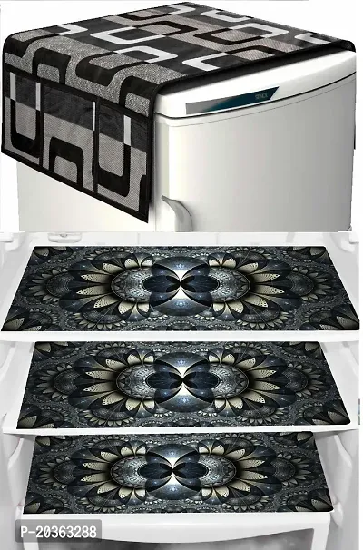 Combo of fridge top ,fridge mat