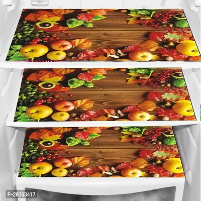 Combo of Exclusive Decorative Fridge Top Cover  Fridge Mat-thumb3