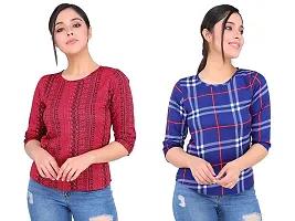 The Lion's Share Fashion Beautiful Combo of Women Top(Pack of 2) (S) - Var-56-thumb1