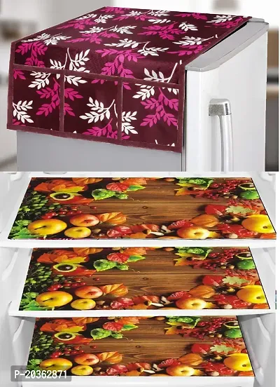 Combo of fridge top ,fridge mat