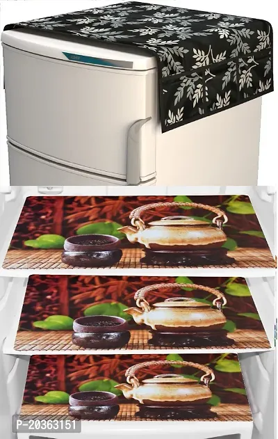 Combo of fridge top ,fridge mat