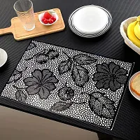 THE LION'S SHARE Placemats Set of 6, Heat Resistant, Washable PVC Table Mats, Woven Vinyl Dining Table, Non-Slip Stain Resistant Kitchen Table Placemats Easy to Clean-TLA012-thumb4