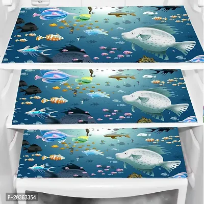 Combo of Exclusive Decorative Fridge Top Cover  Fridge Mat-thumb2