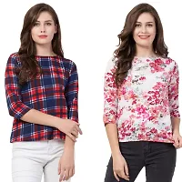 The LIONS'S Share Combo Pack of 2 Women's Regular fit Top (L) - Var-103-thumb1