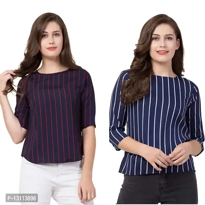 REVEXO Combo Pack of 2 Women's Regular fit Top