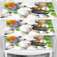 Combo of Exclusive Decorative Fridge Top Cover  Fridge Mat-thumb1