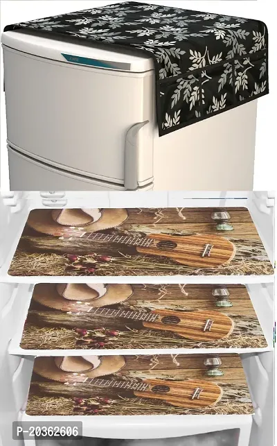 Combo of fridge top ,fridge mat