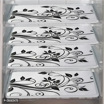 Combo of Exclusive Decorative Fridge Top Cover  Fridge Mat-thumb3