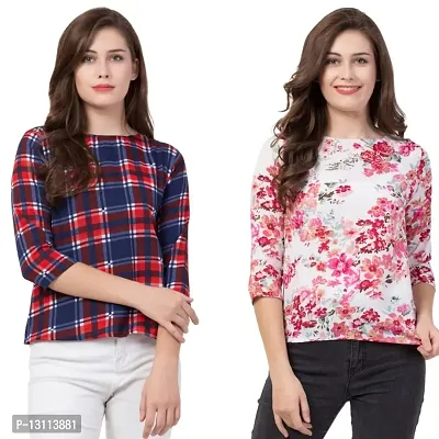 The LIONS'S Share Combo Pack of 2 Women's Regular fit Top (L) - Var-103-thumb0