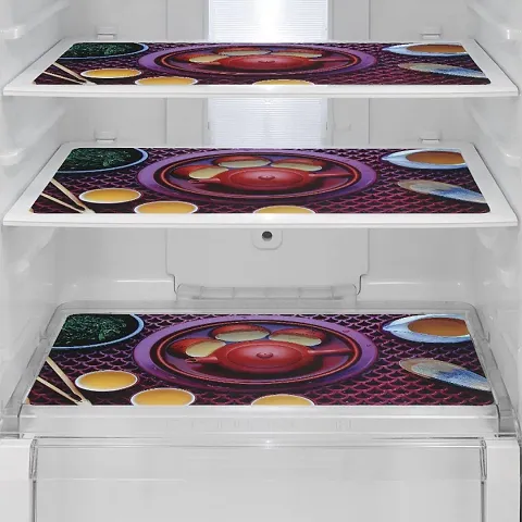 PVC Fridge Mats Set of 3 (12 X 18 Inches) Vol 3