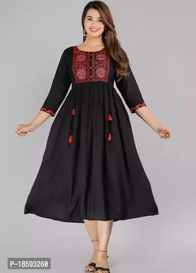 Trendy Rayon Kurta For Women-thumb0