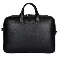 Stylish Leather Laptop Messenger Bag For Men 1 Main Compartment and 2 side Compartments-thumb1