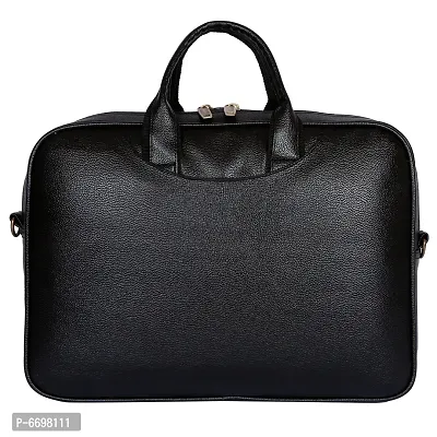 Stylish Leather Laptop Messenger Bag For Men 1 Main Compartment and 2 side Compartments-thumb2