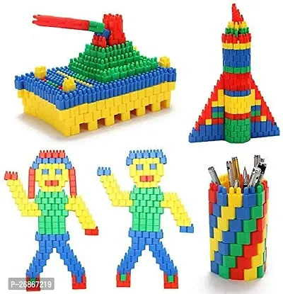 ARIZON 200+ PCS Creative Bullets Shaped Stem Building Blocks Toy Set For Kids  (Multicolor)-thumb4
